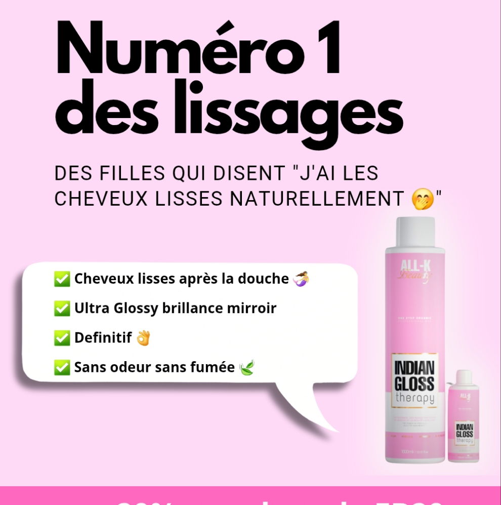 Pack lissage + entretien Indian Gloss Therapy