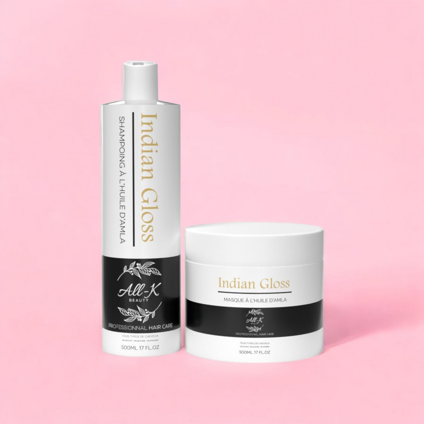 Duo Indian Gloss - Shampoing 500ml + Masque 500g