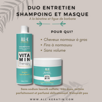 Duo Shampoing et masque 500ml - Vitamin Therapy - All-k Beauty